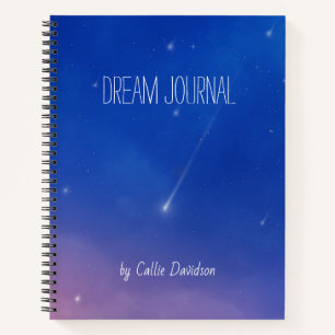Fallend Star Dream Journal Notizblock