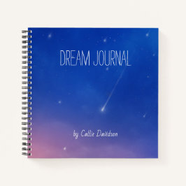 Fallend Star Dream Journal Notizblock