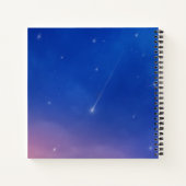 Fallend Star Dream Journal Notizblock (Rückseite)