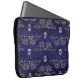 Fallend Totschlucht Moth and Skulls Laptopschutzhülle (Vorne Rechts)