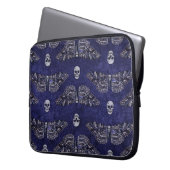 Fallend Totschlucht Moth and Skulls Laptopschutzhülle (Vorderseite Links)