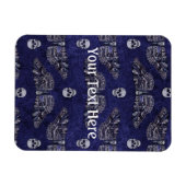 Fallend Totschlucht Moth and Skulls Magnet (Horizontal)