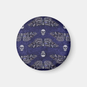 Fallend Totschlucht Moth and Skulls Magnet