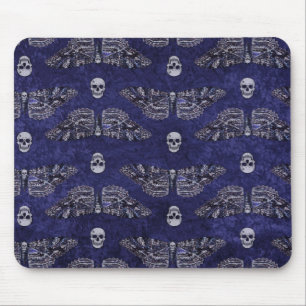 Fallend Totschlucht Moth and Skulls Mousepad