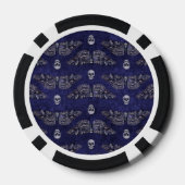 Fallend Totschlucht Moth and Skulls Pokerchips (Rückseite)