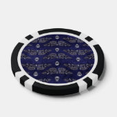 Fallend Totschlucht Moth and Skulls Pokerchips (Einzeln)