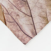 "fallend verlässt" Herbst SCHOSS-DECKE Fleecedecke (Ecke)