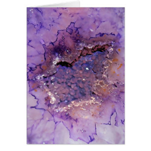 Fallende Amethyst-Geode