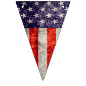 Fallende antike amerikanische Flagge (Dritte Fahne)