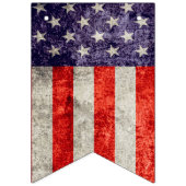 Fallende antike amerikanische Flagge (Zweite Fahne)