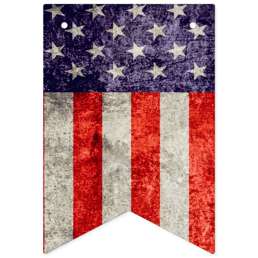 Fallende antike amerikanische Flagge (Zweite Fahne)