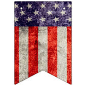 Fallende antike amerikanische Flagge (Dritte Fahne)