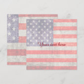 Fallende antike amerikanische Flagge (Vorne/Hinten)