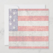 Fallende antike amerikanische Flagge (Rückseite)