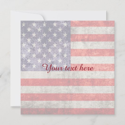 Fallende antike amerikanische Flagge (Vorderseite)