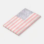 Fallende antike amerikanische Flagge Post-it Klebezettel (angewinkelt)