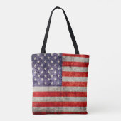 Fallende antike amerikanische Flagge Tasche (Rückseite)