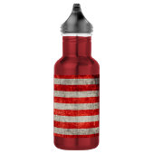 Fallende antike amerikanische Flagge Trinkflasche (Rechts)
