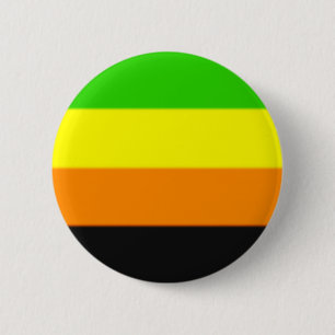 Fallende Aromantische Stolperflagge Button