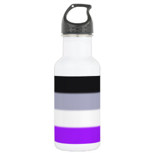 Fallende asexuelle Flagge Edelstahlflasche