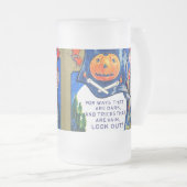 Fallende Ausblicke Halloween-Zeit Mattglas Bierglas (VorderseiteRechts)