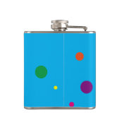 Fallende Balls Flasche Flachmann (Rückseite)