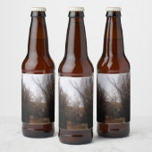 Fallende Bannacküberwucherung Bierflaschenetikett (Flaschen)