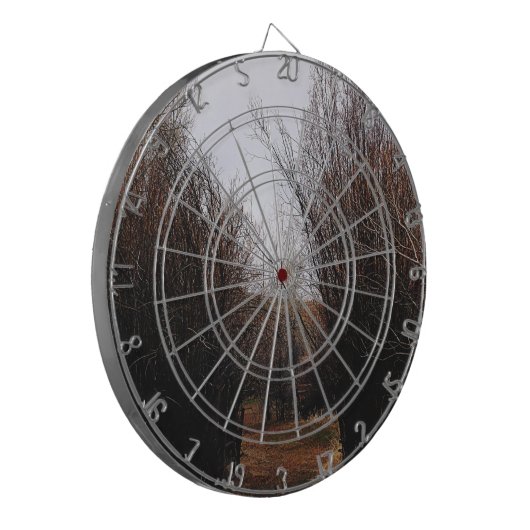 Fallende Bannacküberwucherung Dartscheibe (Vorderseite Links)