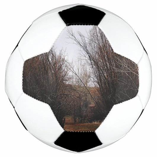 Fallende Bannacküberwucherung Fußball (Vorderseite)