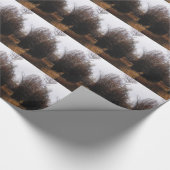Fallende Bannacküberwucherung Geschenkpapier (Ecke)