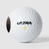 Fallende Bannacküberwucherung Golfball (Logo)