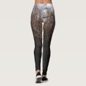 Fallende Bannacküberwucherung Leggings (Rückseite)