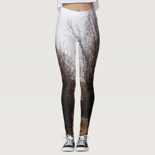 Fallende Bannacküberwucherung Leggings