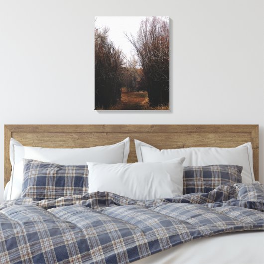 Fallende Bannacküberwucherung Leinwanddruck (Insitu (Schlafzimmer))