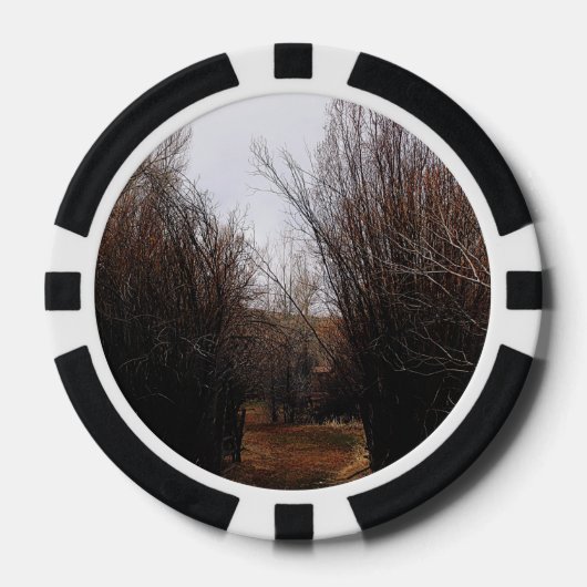 Fallende Bannacküberwucherung Pokerchips (Vorderseite)