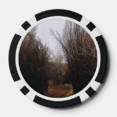 Fallende Bannacküberwucherung Pokerchips (Rückseite)