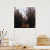 Fallende Bannacküberwucherung Poster (Küche)