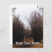 Fallende Bannacküberwucherung Postkarte (Vorne/Hinten)