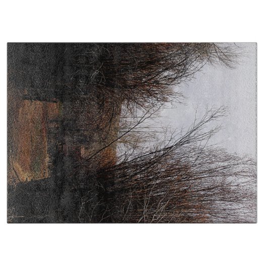 Fallende Bannacküberwucherung Schneidebrett (Vorderseite)