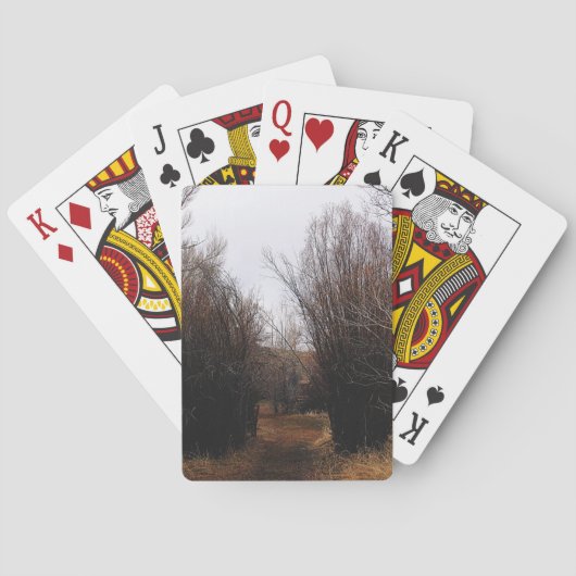 Fallende Bannacküberwucherung Spielkarten (Rückseite)