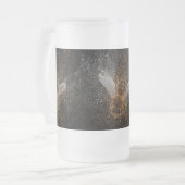 Fallende Bienen sind magisch Mattglas Bierglas (Vorderseite Links)