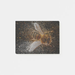 Fallende Bienen sind magisch Post-it Klebezettel