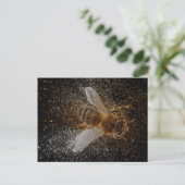 Fallende Bienen sind magisch Postkarte (Stehend Vorderseite)