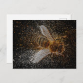 Fallende Bienen sind magisch Postkarte (Vorne/Hinten)