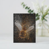 Fallende Bienen sind magisch Postkarte (Stehend Vorderseite)