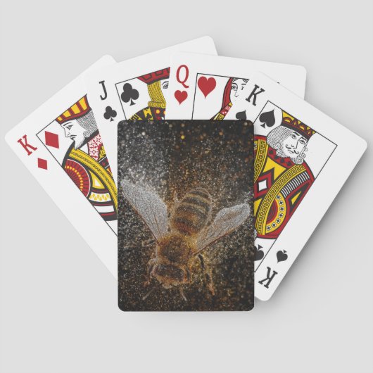 Fallende Bienen sind magisch Spielkarten (Rückseite)