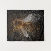 Fallende Bienen sind magisch Wandteppich (Vorderseite (Horizontal))