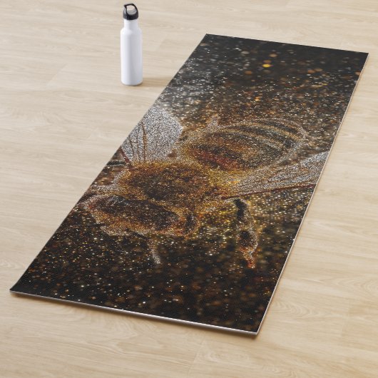 Fallende Bienen sind magisch Yogamatte (Beispiel)