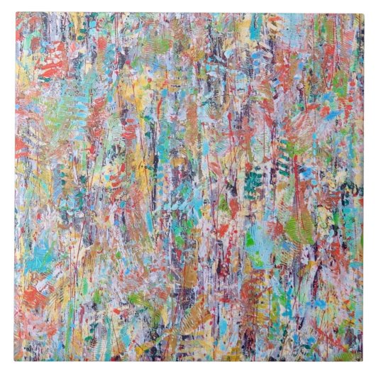 Fallende Blätter 6 x 6 Keramiken Tile Fliese (Vorderseite)