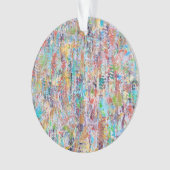 Fallende Blätter Akrylverzierung Ornament (Vorderseite)